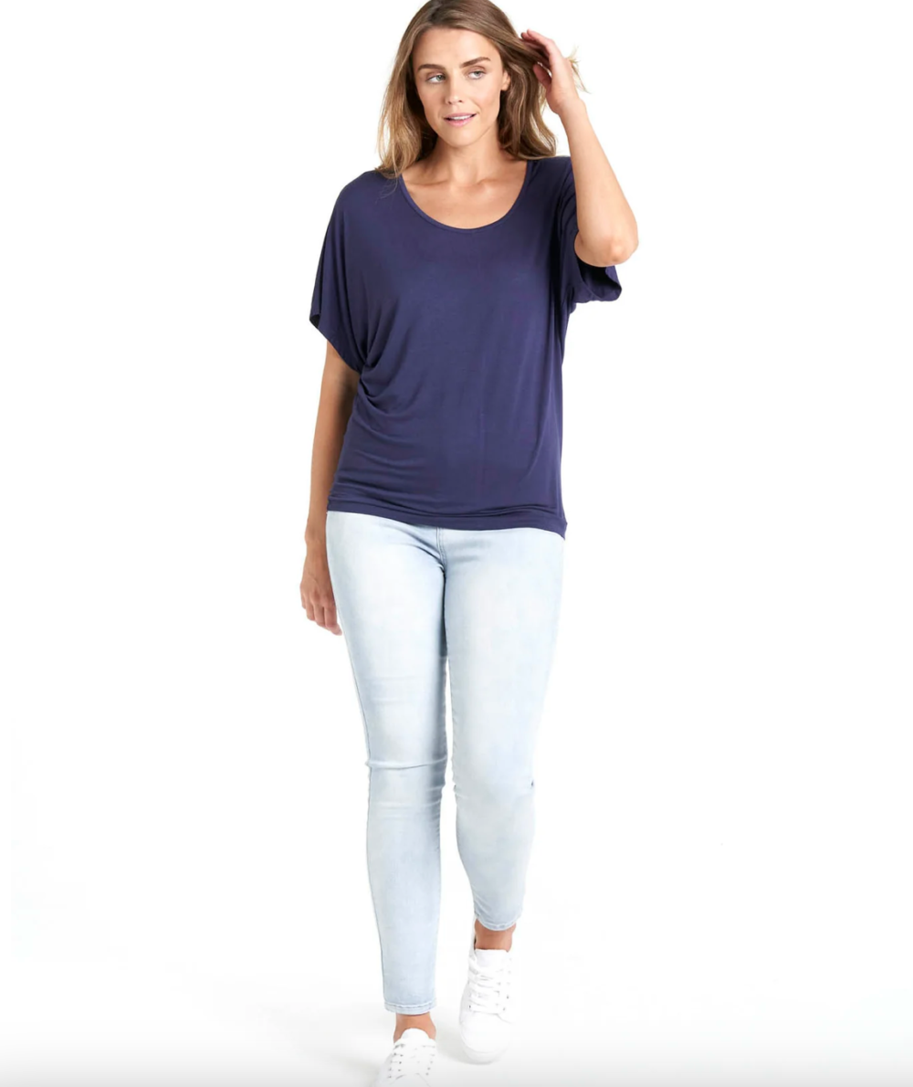 Maui Tee by Betty Basics - Navy - Image 2