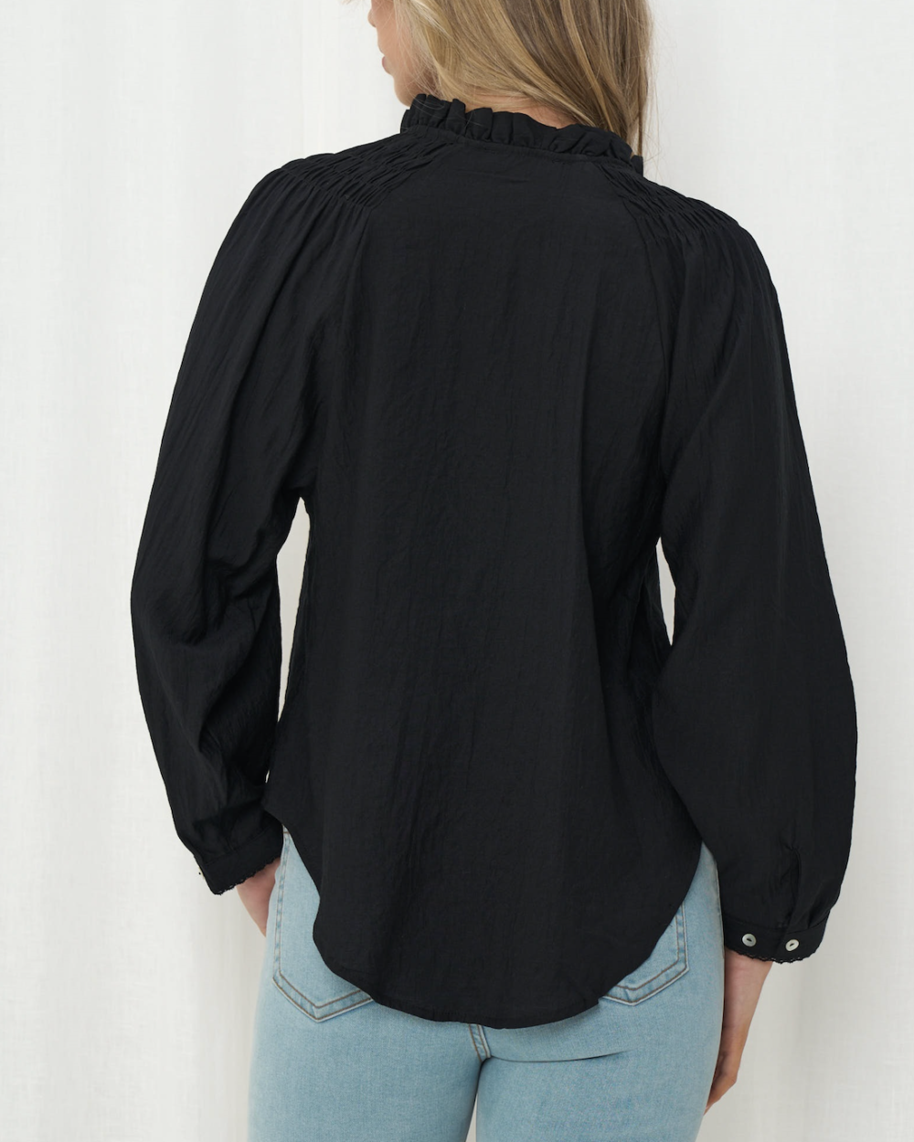 Isla Blouse - Black - Image 2