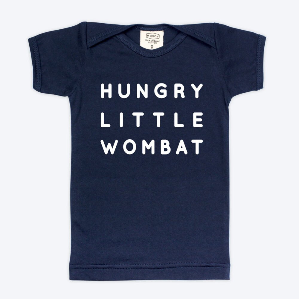 Hungry Little Wombat Navy T-shirt