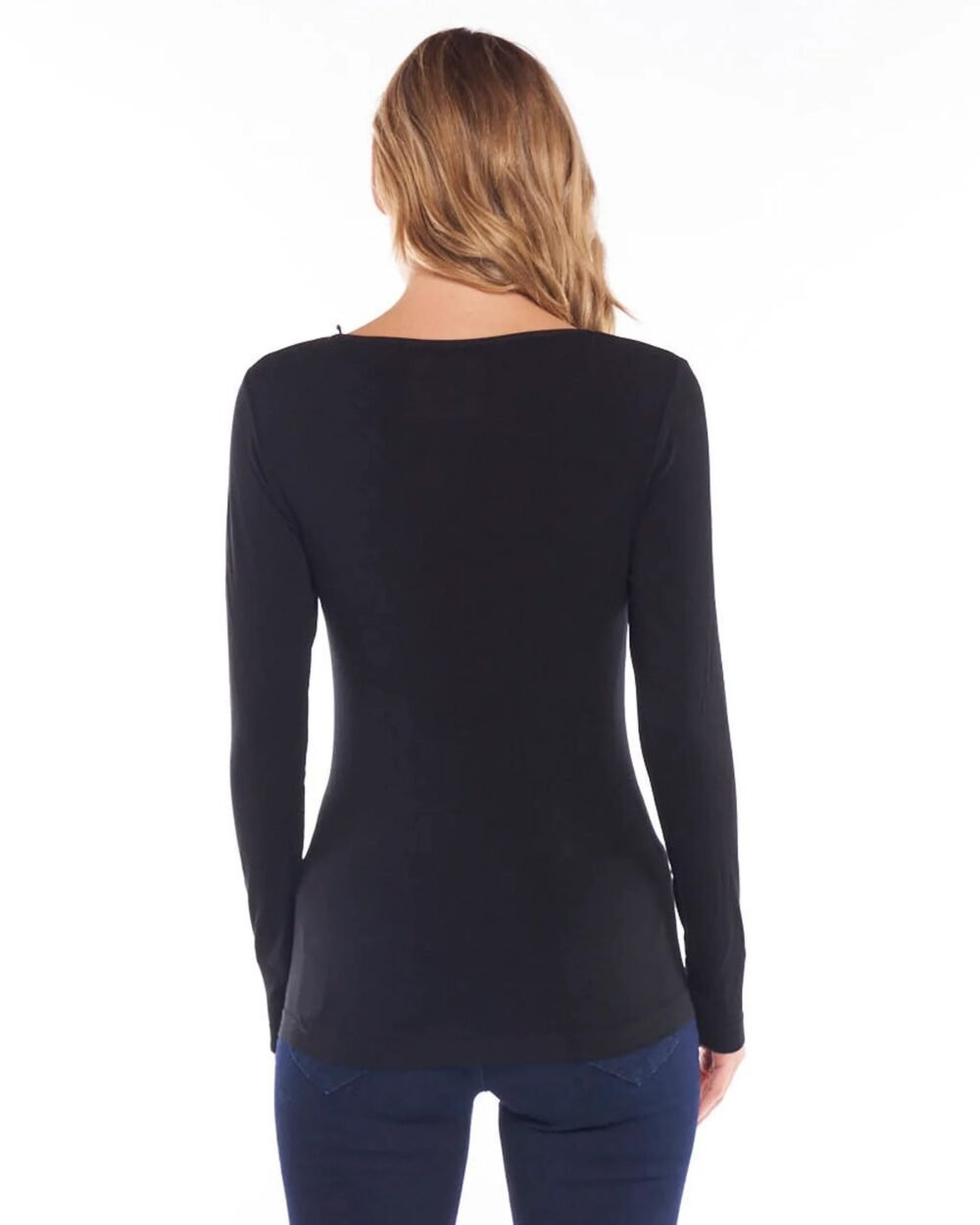 Kelli Long Sleeve Top - Black - Image 2